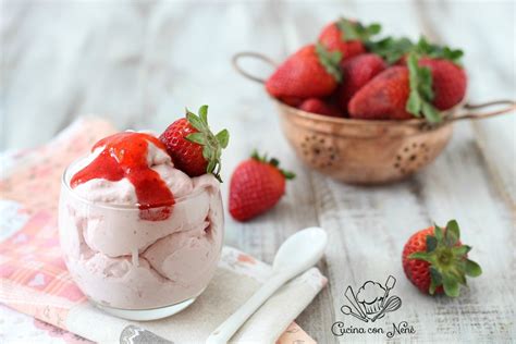 Mousse Di Fragole Fresca E Cremosa Cucina Con Nen