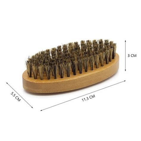 Brosse à barbe en bois soie de sanglier