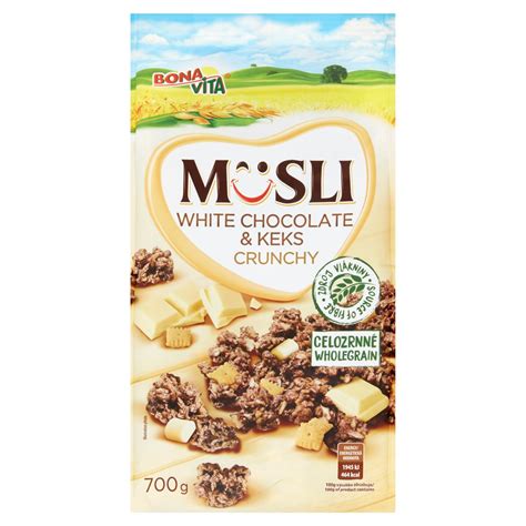 Bona Vita Zapékané müsli bílá čokoláda a sušenka 700g BILLA e shop