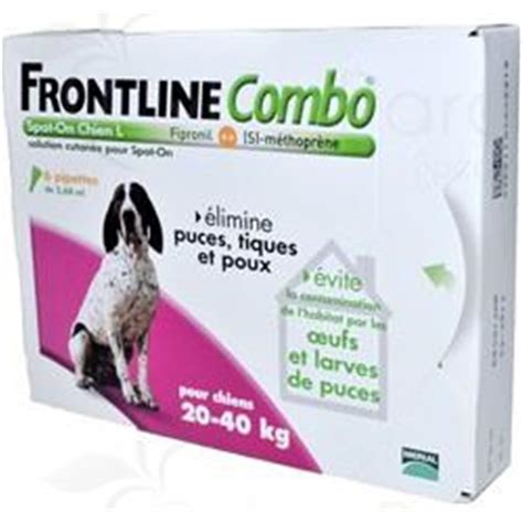 Frontline Combo Chien L Kg Spot On Pipettes