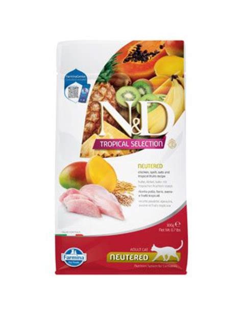 【FARMINA N&D - CAT】 Tropical Selection Chicken For Neutered Cat (Weigh ...