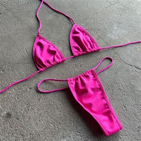 Basic Brazilian Bikini Dragon Fruit Brand New Depop