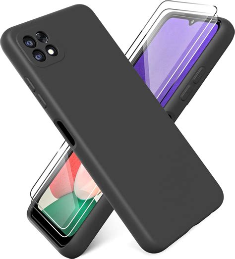 Ikziwreo Coque pour Samsung Galaxy A23 5G 4G 2 Pièces Verre Trempé