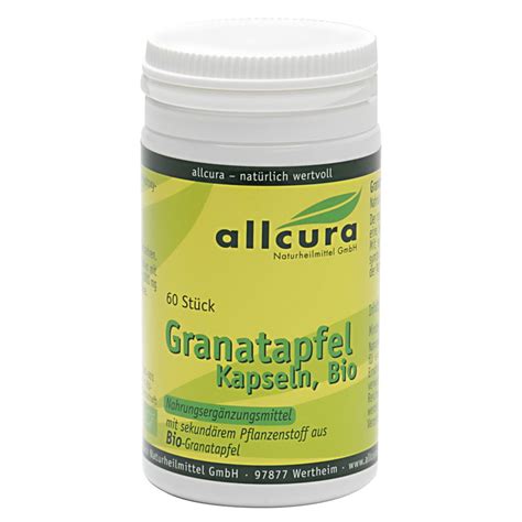 Allcura Granatapfel Kapseln 60 St Shop Apotheke