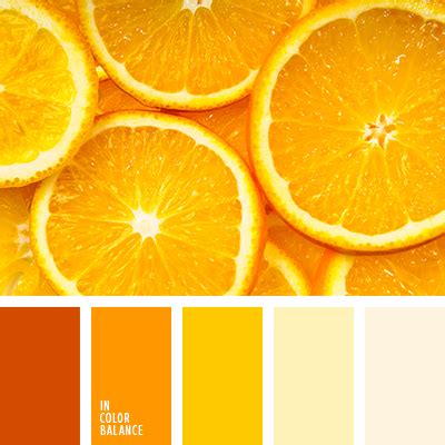яркие оттенки оранжевого | IN COLOR BALANCE