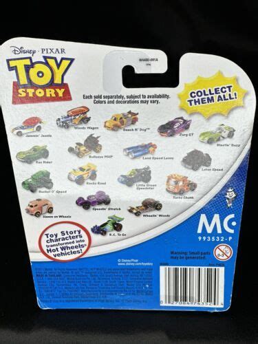 Rare Collectors Disney Pixar Hot Wheels Mattel Toy Story Woody Wagon