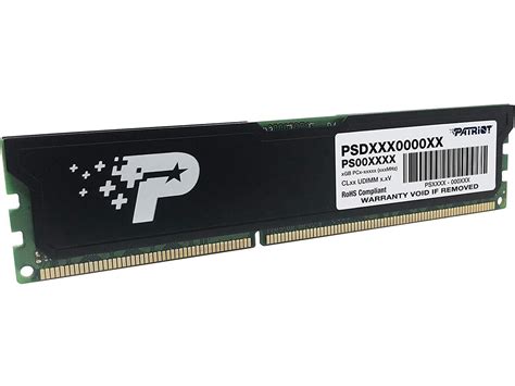 Patriot Signature 8GB DDR3 1600 (PC3 12800) Desktop Memory Model ...