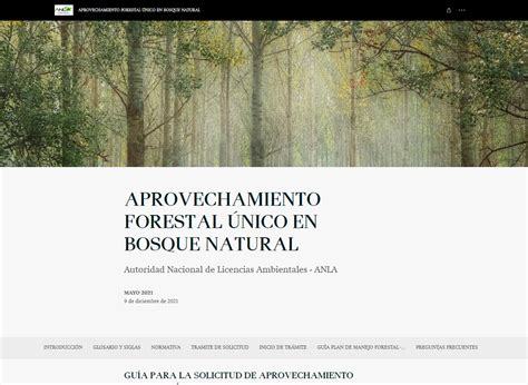 Aprovechamiento Florestal Bosques Naturales