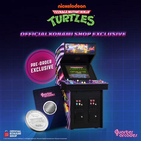 Exclusive • Tmnt Turtles In Time Quarter Scale Arcade Cabinet