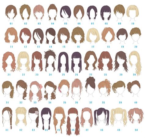 Cool Anime Girl Hairstyles