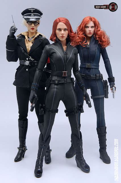 Toyhaven Hot Toys Scale Female Action Figures Group Shots With Scarlett Johansson X