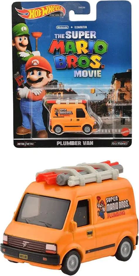 Hot Wheels Premium Mario Bros Movie Plumber Van