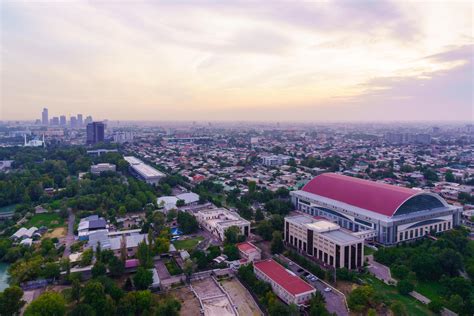 Uzbekistan Tashkent September Top View From The Observation