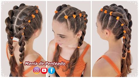 Penteado F Cil Para Escola Tran As E El Sticos Easy School