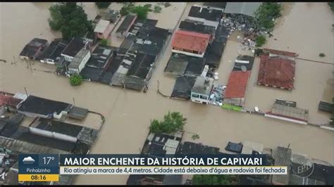 Fam Lias Desabrigadas E Pontos Alagados Capivari Registra