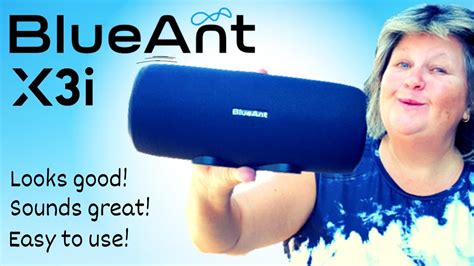 Blueant X3i Portable Bluetooth Speaker Bass Boost Ip67 Waterproof Review Youtube