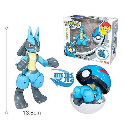 Styles Pokemon Figures Toys Variant Ball Model Pikachu Lucario