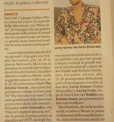 Rassegna Stampa 2018 Disco Diva