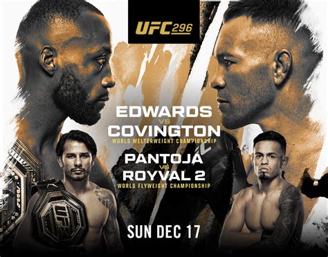 Watch UFC 296: Edwards vs Covington Live Stream on Kayo PPV