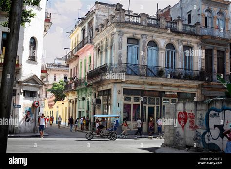 Street In Downtown Havana Cuba Stock Photo - Alamy