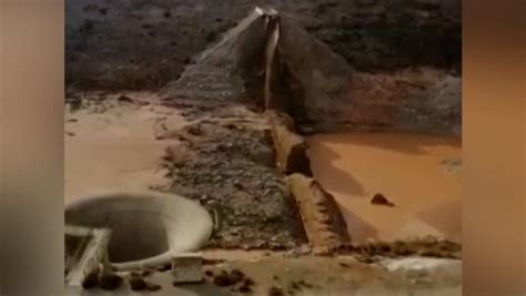 Eyewitness Footage Shows Destroyed Burst Dam As Deadly Floods Devastate