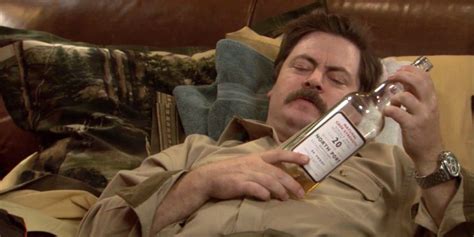 Join Ron Swanson For A Whiskey In This Brilliant Video Herie