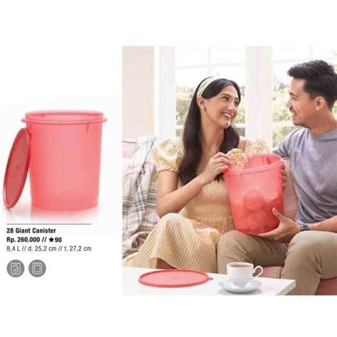 Jual Tupperware Giant Canister 8 4Ltr Toples Krupuk Mikhayolifistore