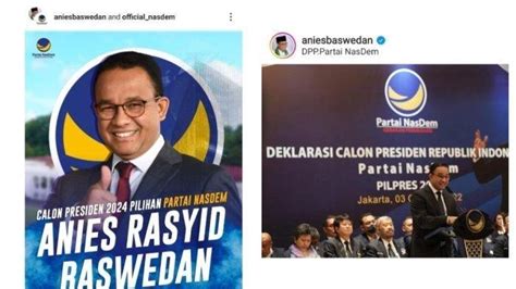 Kader Kader Nasdem Kompak Mengundurkan Diri Usai Usung Anies Baswedan