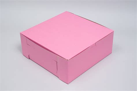 Pink Bakery Boxes - 100% Recycled Kraft Bakery Boxes