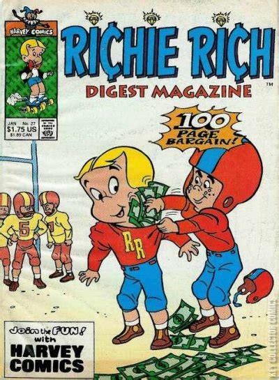 Richie Rich Digest Magazine 27 Published January 1986