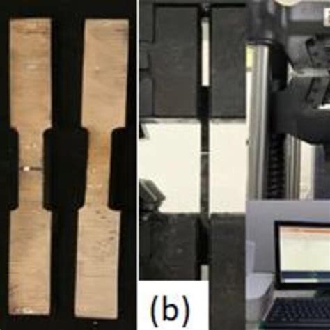 (a) Rockwell hardness tester machine (b) Testing specimen | Download ...