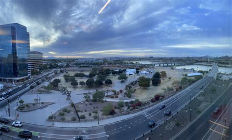 Tempe Beach Park Approaching Twilight Rtempe