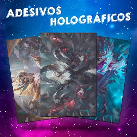 Adesivo Holográfico Coven Congregação das bruxas League of Legends