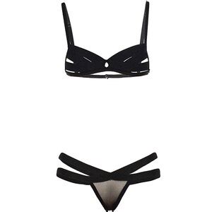 Sexy Women S Bondage Strappy Lingerie Set Two Pieces Sexy Etsy