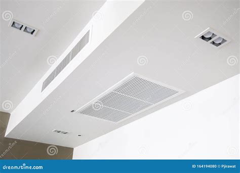 Ceiling Mounted Air Conditioner. Royalty-Free Stock Image ...