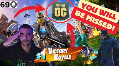 GOOD BYE OG FORTNITE YOU WILL BE MISSED YouTube