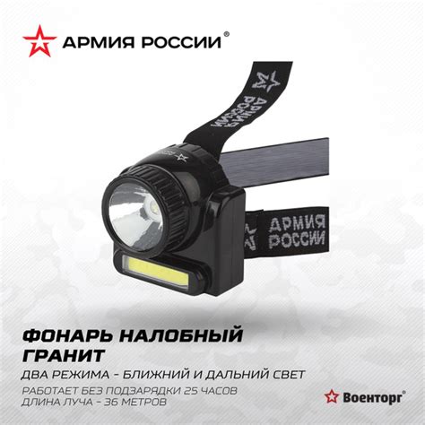 Армия России Налобный фонарь - купить с доставкой по выгодным ценам в ...