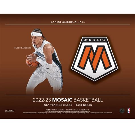 Panini Mosaic Fast Break Basketball Checklist