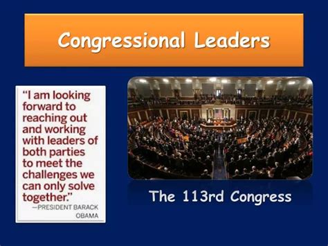 Ppt Congressional Leaders Powerpoint Presentation Free Download Id