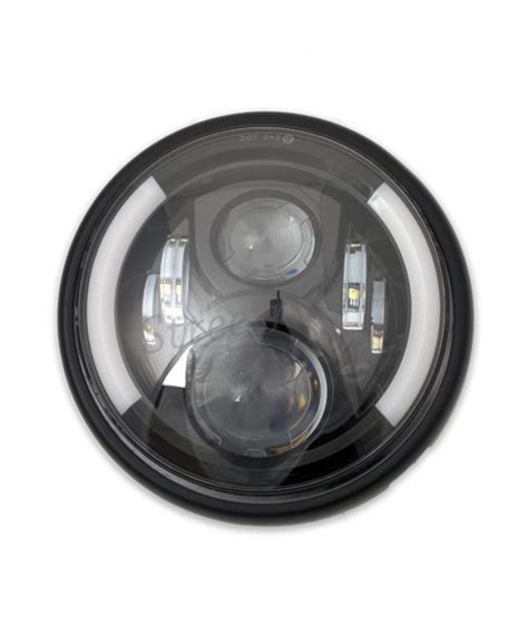 Faro Anteriore Omologato Mm Superlight Multifunzione Led Nero Per