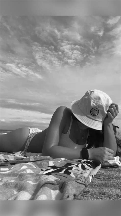 black and white Beach Picture. Beach photo inspiration. Bucket Hat ...