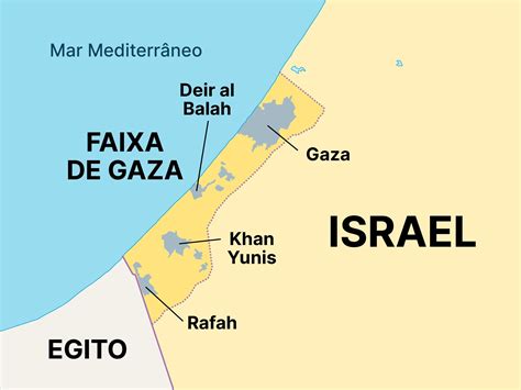 Faixa de Gaza: o que é, mapa, a quem pertence e quem governa - Significados