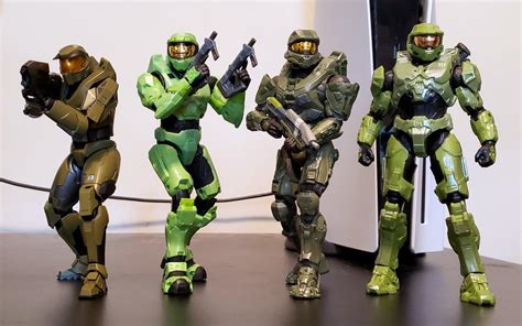 Master Chief Evolution : r/ActionFigures