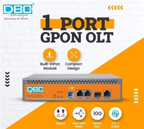 DBC GPON Single Port OLT For Home Automation At Rs 22500 In New Delhi