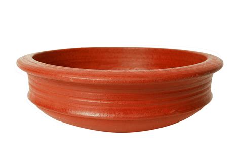 Buy Ecocraft India Online Pottery Clay Potearthen Kadai 3 Liter For