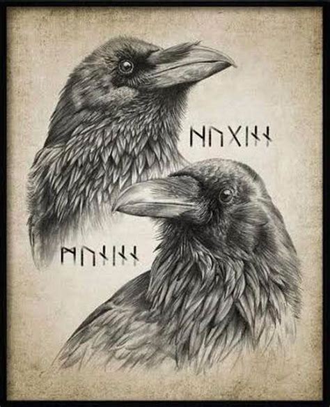 Huginn Muninn Odinn S Ravens Symbols Their Meanings