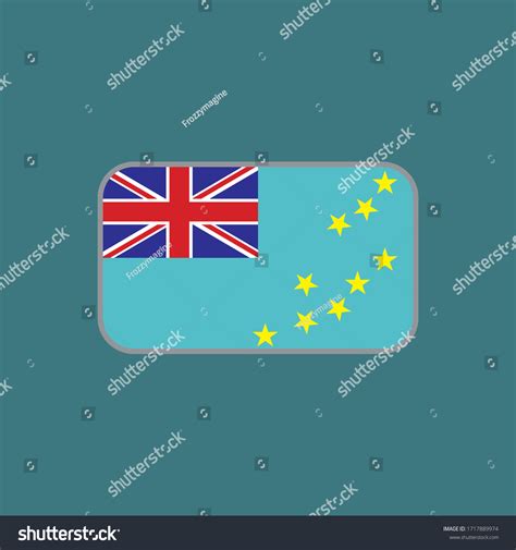 Vector Graphic Of The Tuvalu State Flag Royalty Free Stock Vector