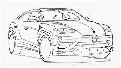 How To Draw A Lamborghini Urus Performante In 2024