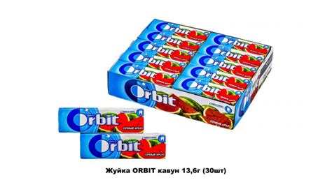 Жвачка Orbit арбуз 30 шт купить оптом в Украине - Rovik.com.ua