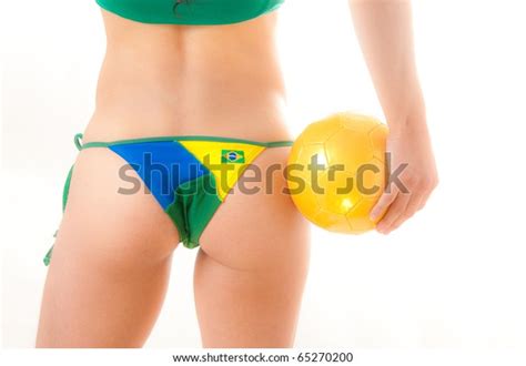 Women Cheerleaders String Bikini Over Royalty Free Licensable Stock